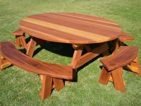 Ahşap Piknik Masası 07